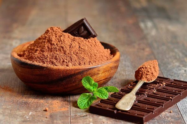 bột cacao làm cà phê bạc xỉu